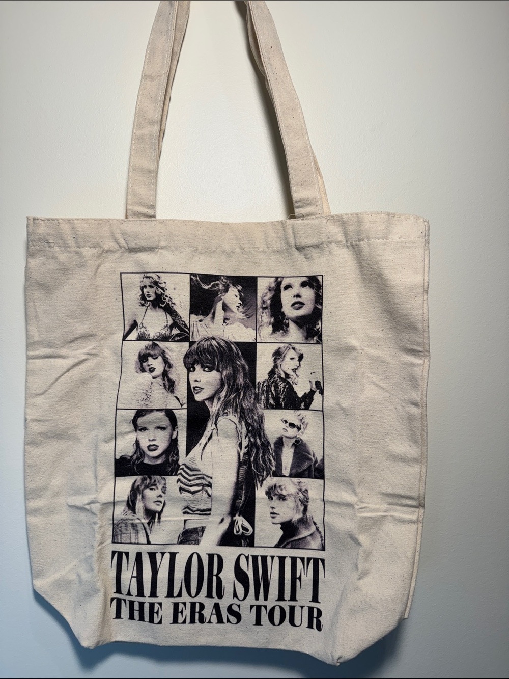 Taylor Swift Eras tour tote bag. Cotton.